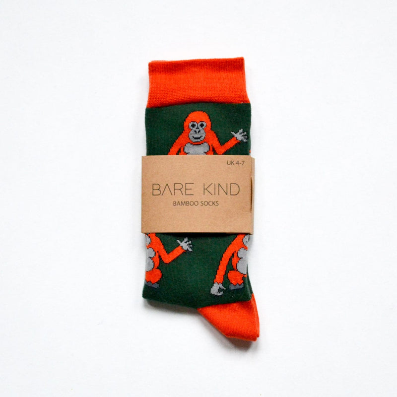 Save the Orangutans Bamboo Socks