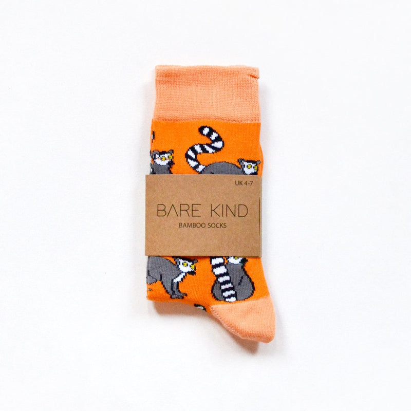 Save the Lemurs Bamboo Socks