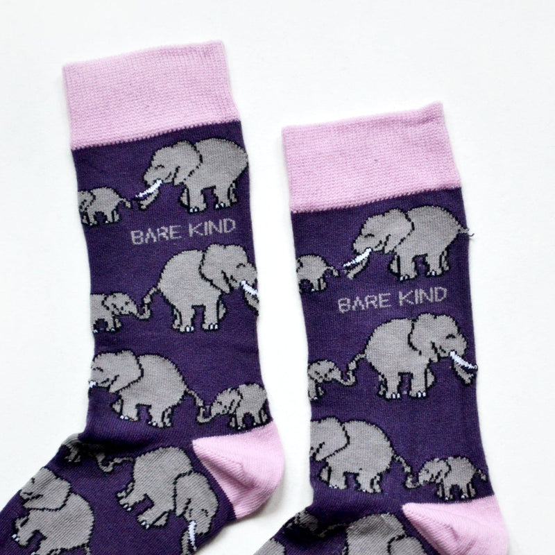 Save the Elephants Bamboo Socks