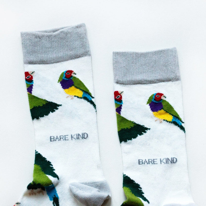 Save the Gouldian Finches Bamboo Socks