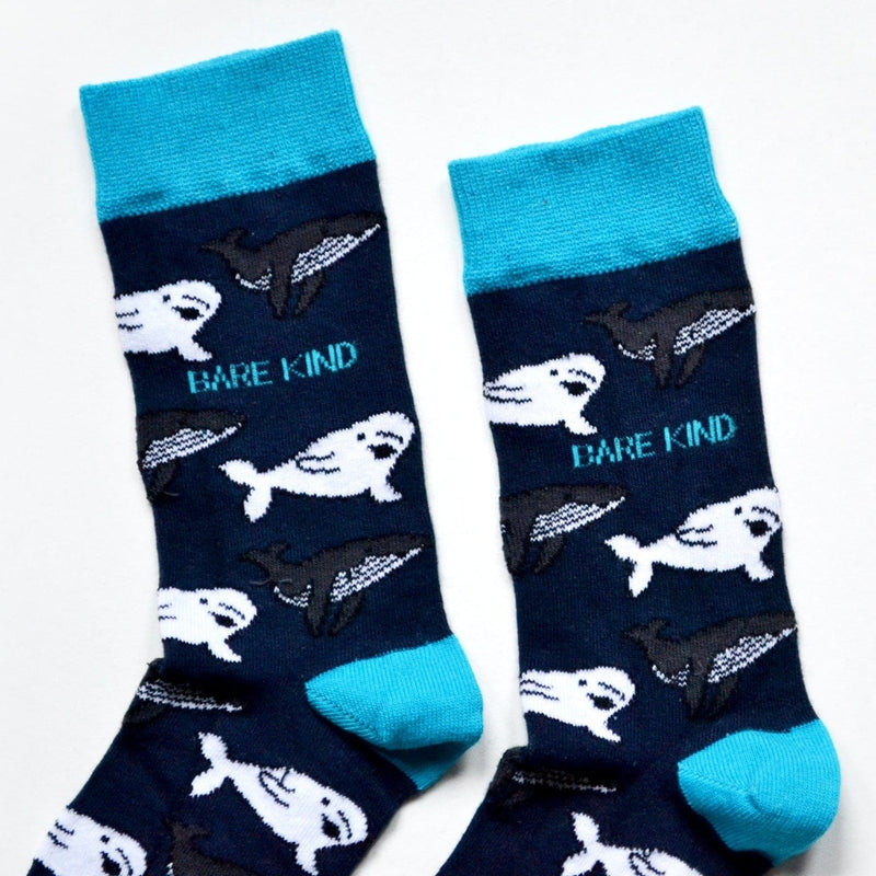 Save the Whales Bamboo Socks