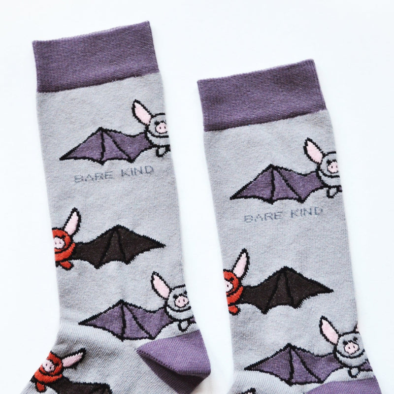 Save the Bats Bamboo Socks