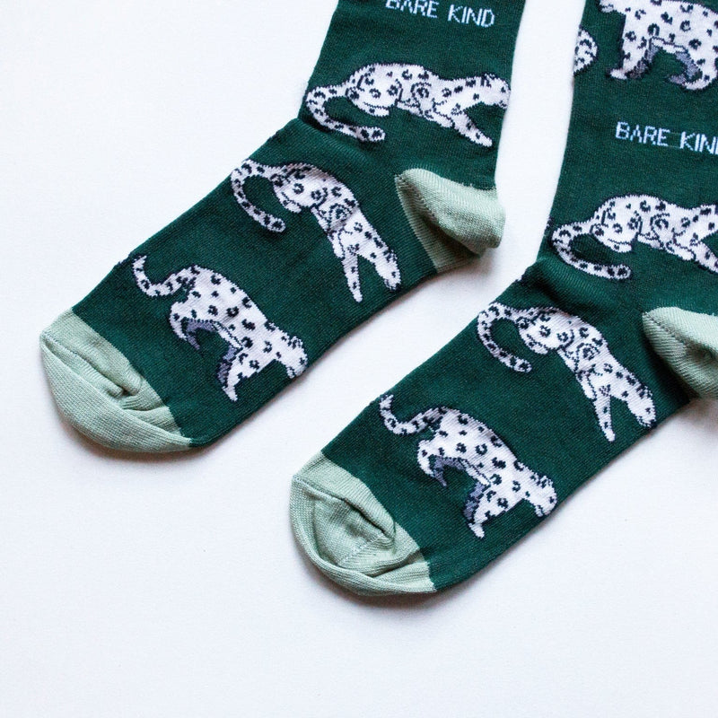 Save the Snow Leopards Bamboo Socks