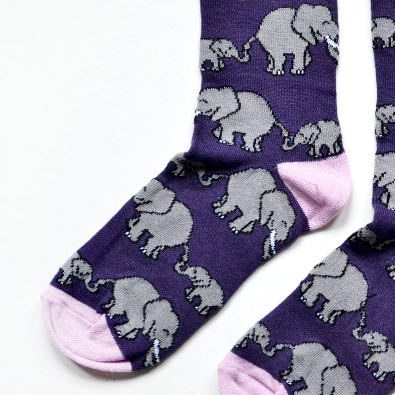 Save the Elephants Bamboo Socks