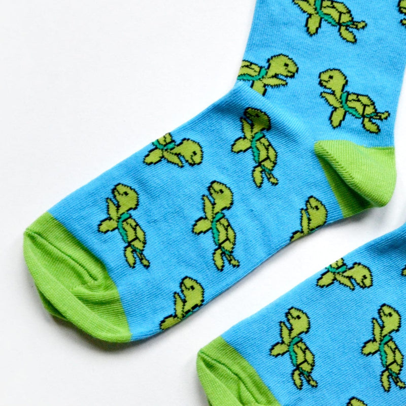 Save the Turtles Bamboo Socks