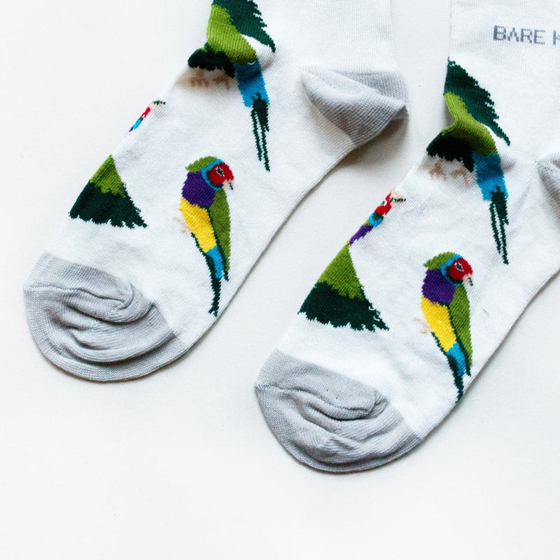 Save the Gouldian Finches Bamboo Socks