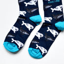 Save the Whales Bamboo Socks