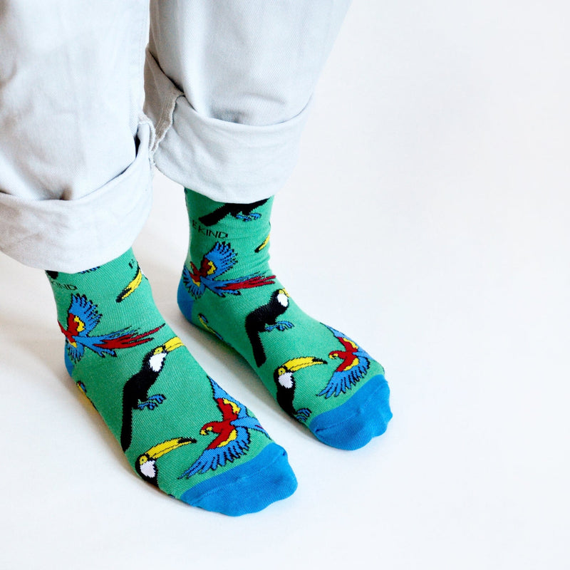 Save the Toucans Bamboo Socks