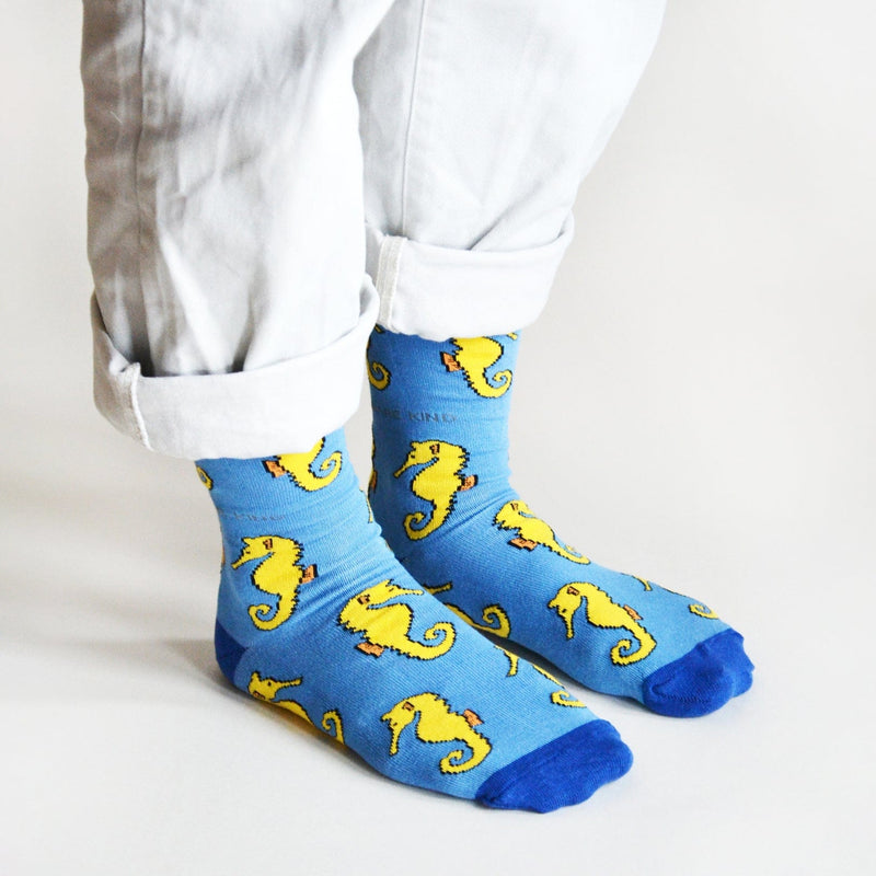 Save the Seahorses Bamboo Socks