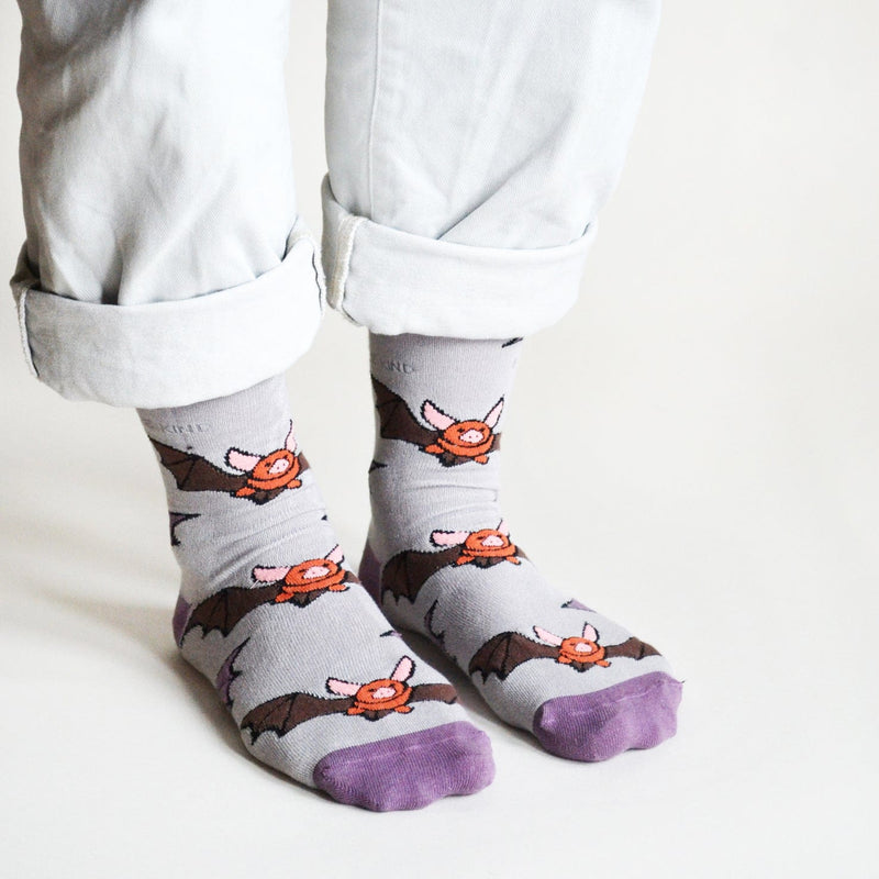 Save the Bats Bamboo Socks