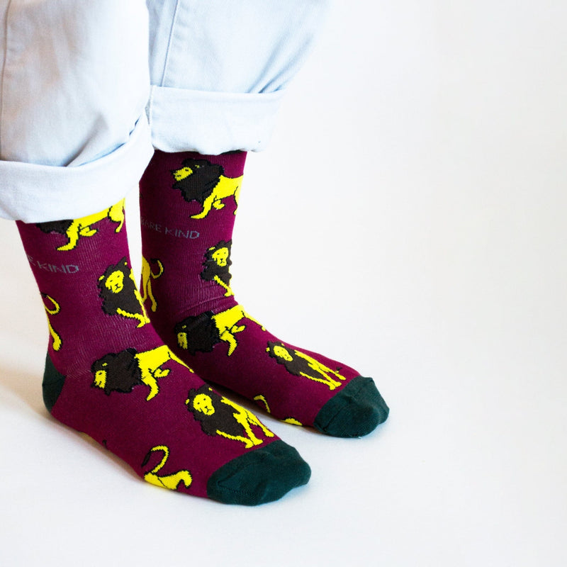 Save the Lions Bamboo Socks