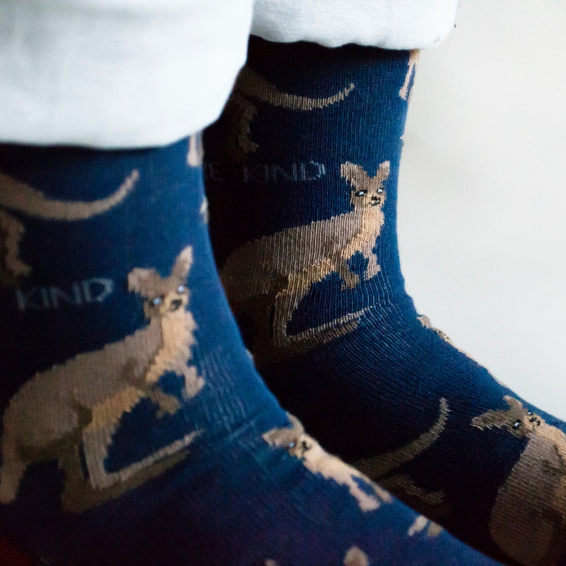 Save the Wallabies Bamboo Socks