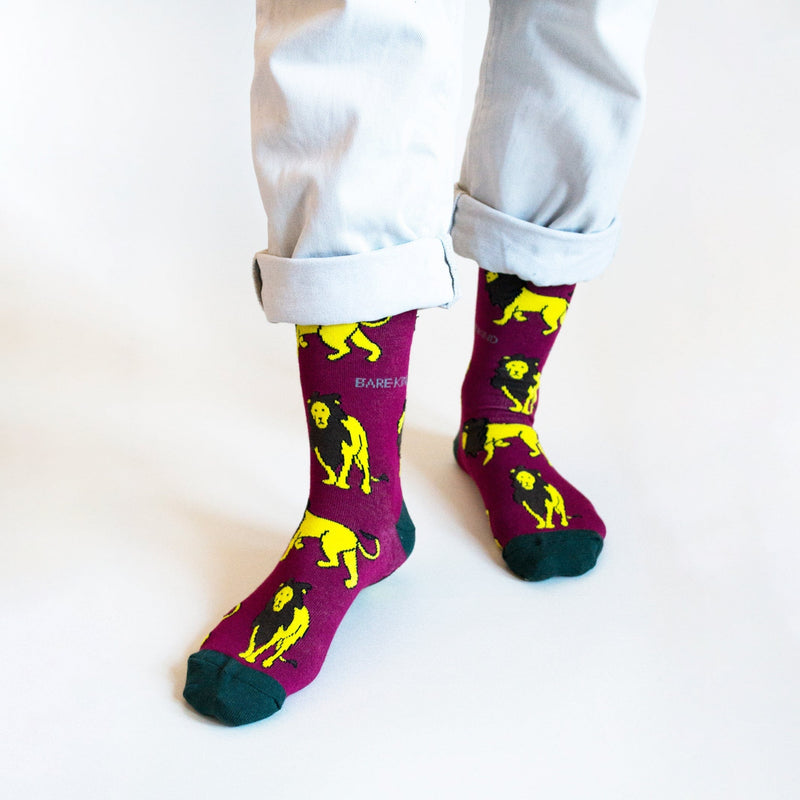 Save the Lions Bamboo Socks