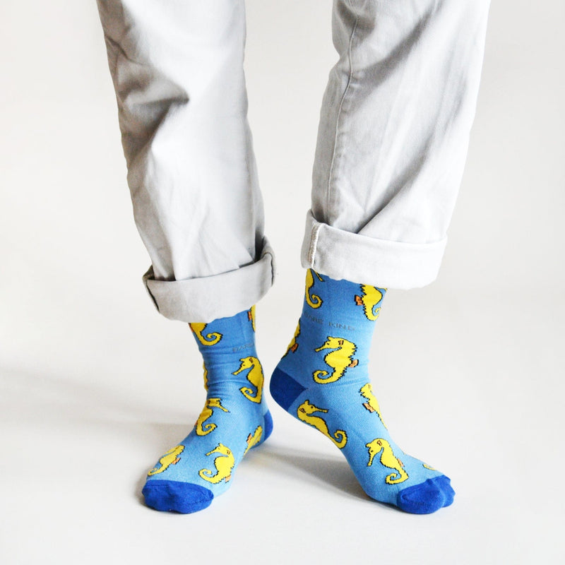 Save the Seahorses Bamboo Socks