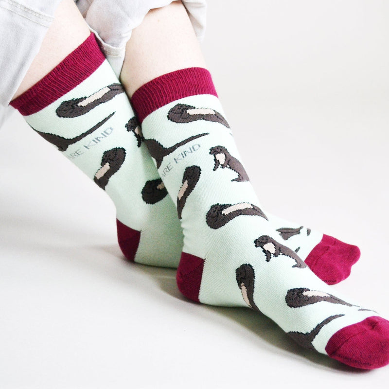 Save the Otters Bamboo Socks