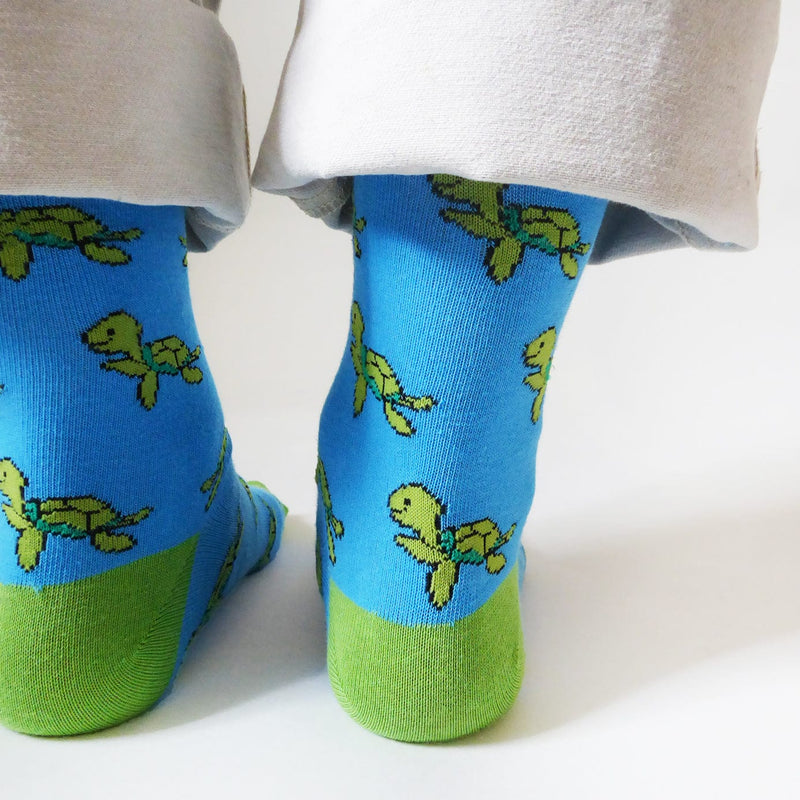 Save the Turtles Bamboo Socks