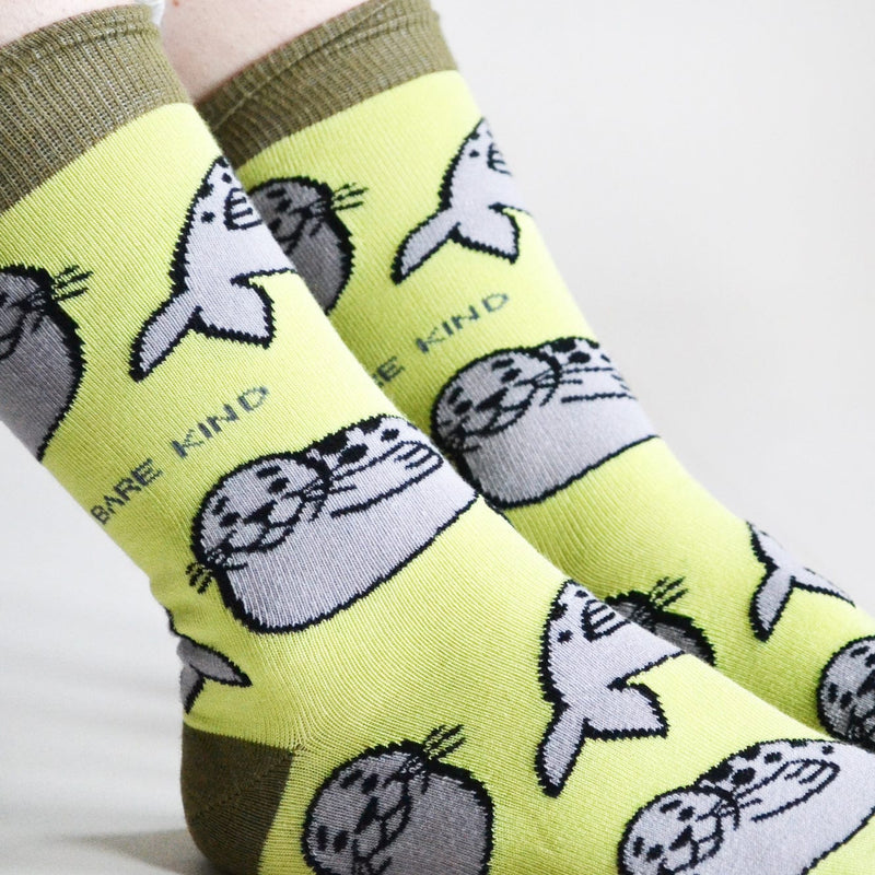 Save the Seals Bamboo Socks