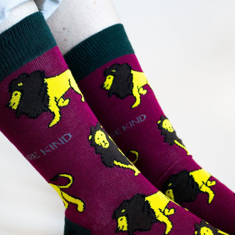 Save the Lions Bamboo Socks