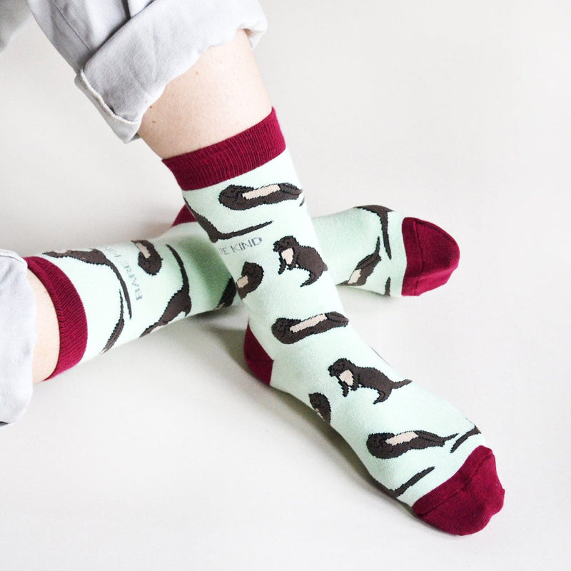 Save the Otters Bamboo Socks