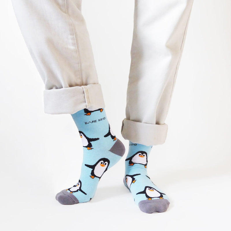 Save the Penguins Bamboo Socks