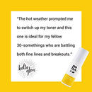 No BS Skincare Purifying Facial Toner PR Quote