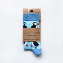 Save the Puffins Bamboo Socks