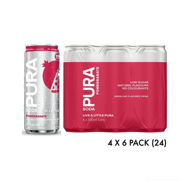 Pura Soda Pomegranate - 24 x 330ml