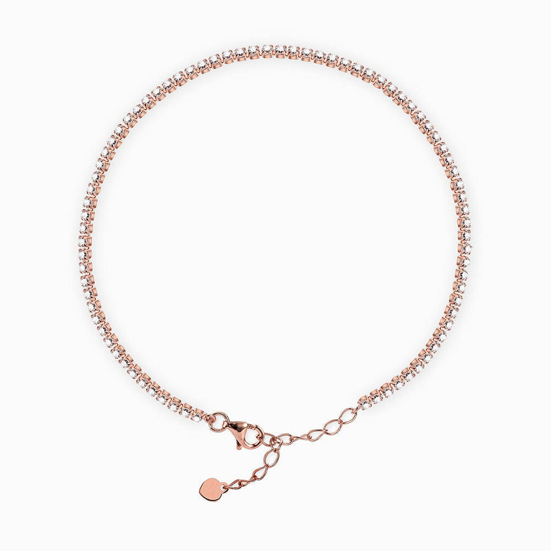 Rose colour Tennis Bracelet