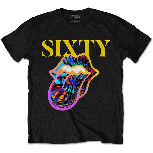 The Rolling Stones | Official Band T-shirt | Sixty Cyberdelic Tongue (back print)