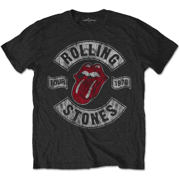 The Rolling Stones | Official Band T-shirt | US Tour 1978 (Back Print)