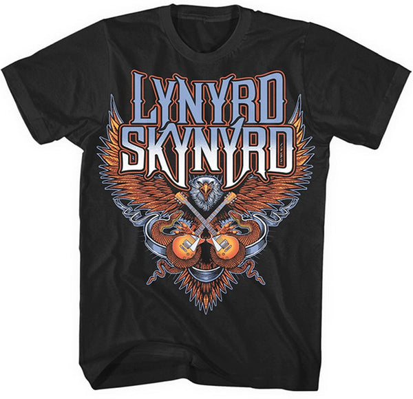 Lynard Skynard Unisex T-shirt: Crossed Guitars