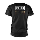 Nine Inch Nails Unisex T-shirt: The Downward Spiral (back print)