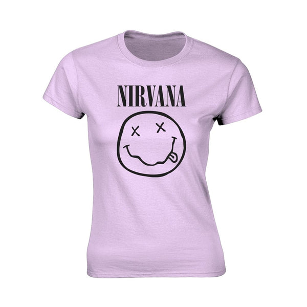 Nirvana Ladies T-shirt: Happy Face