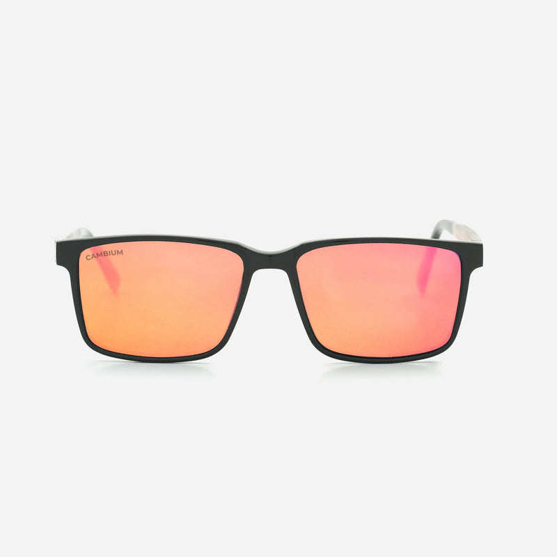 Cambium Kona Sunglasses - Recycled Plastic And Wood Frame Rose Gold