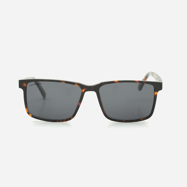 Cambium Kona Sunglasses - Recycled Plastic And Wood Frame Classic Black