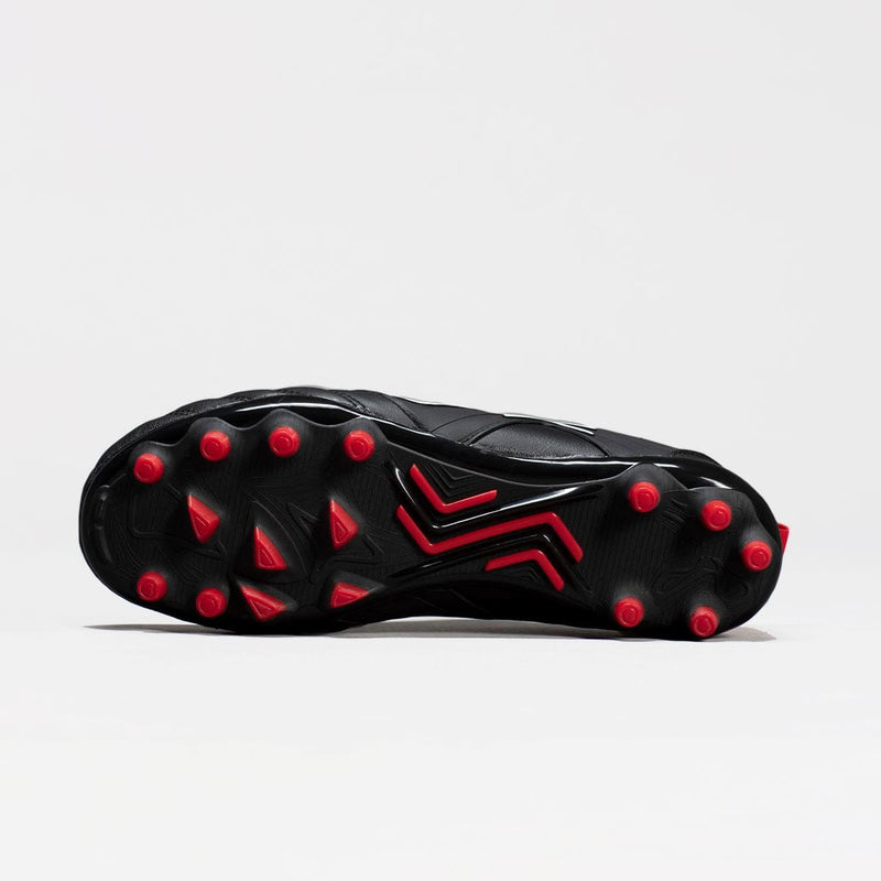 IDA Classica 22 Women's Soccer Cleat, Black and Red, FG/AG, Firm Ground, Artificial Ground