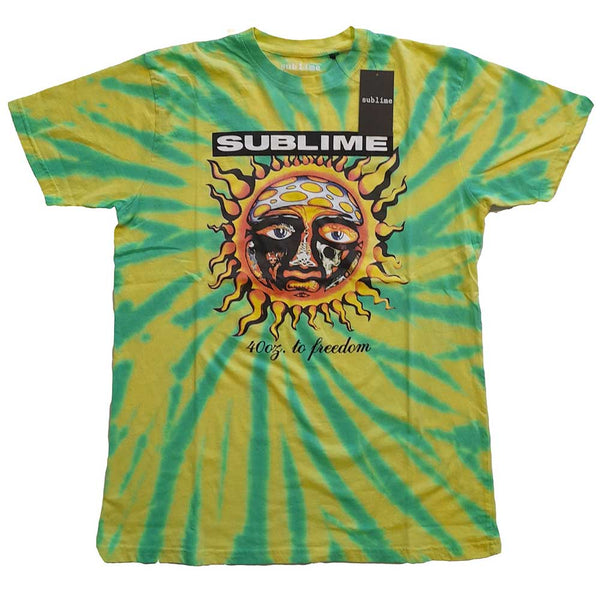 Sublime | Official Band T-shirt | 40oz To Freedom (Dip-Dye)