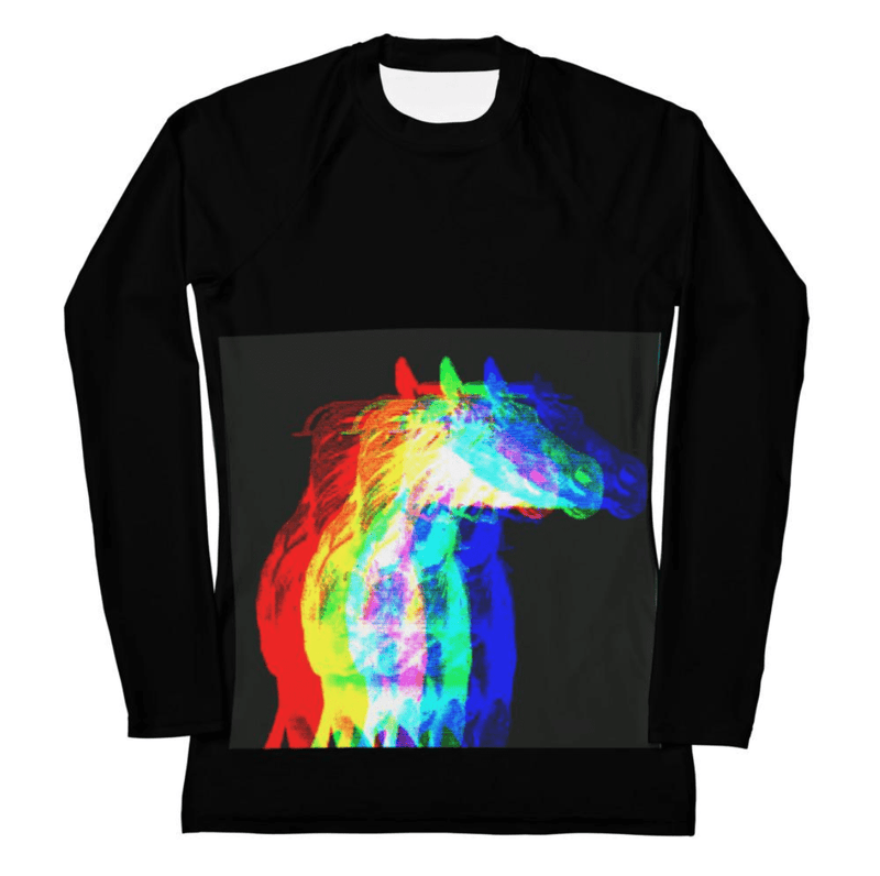 Rainbow Horse print - Majestic Horse
