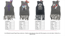 Wholesale lot of 638 officially licensed music ladies NEW Tassel Vests and Dresses - Only £2.97 each
