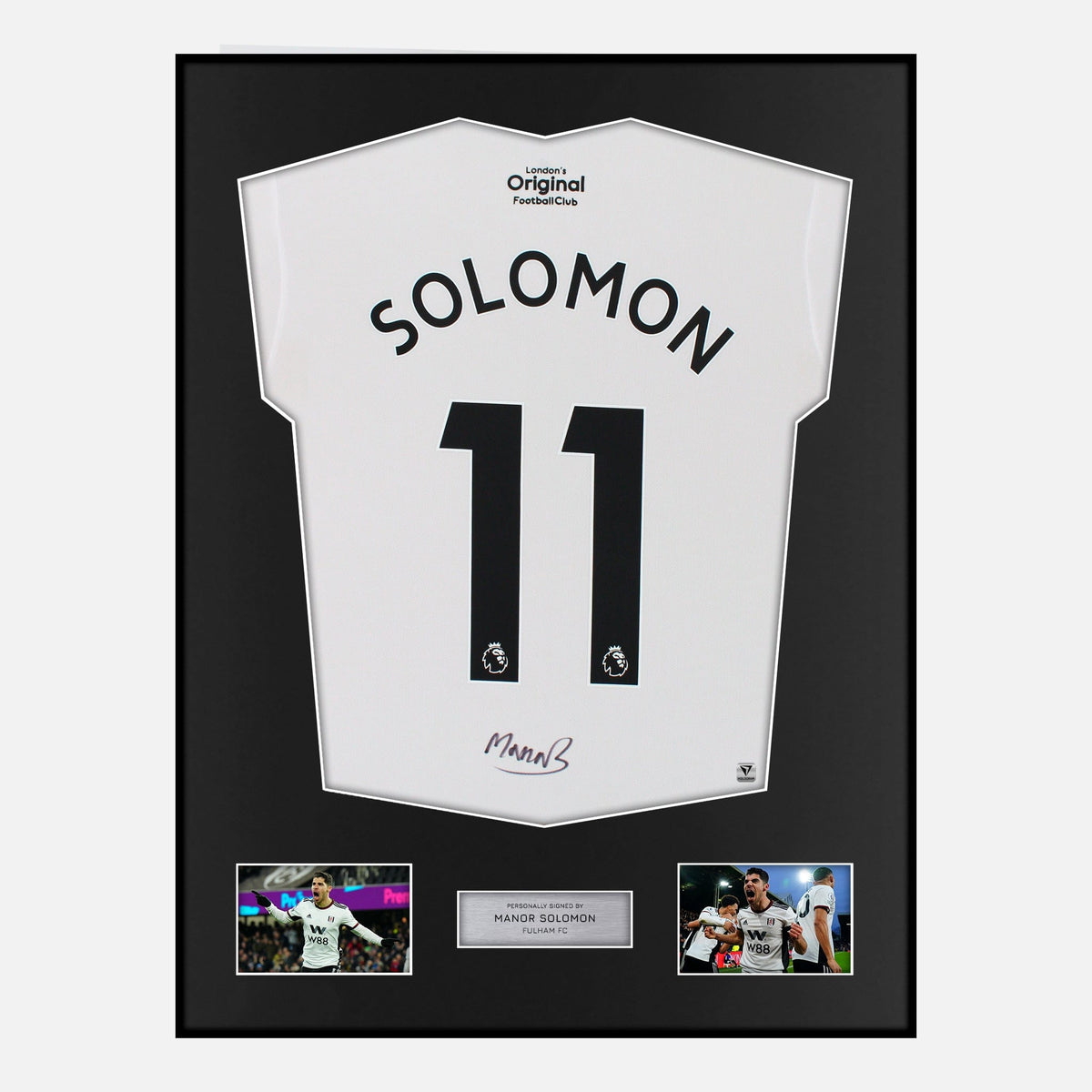 Sell Framed Manor Solomon Signed Fulham Shirt 2022-23 Home [Modern