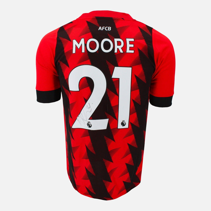 Kieffer Moore Signed Bournemouth Shirt 2022-23 Home [21]