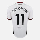 Framed Manor Solomon Signed Fulham Shirt 2022-23 Home [Mini]