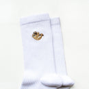 Save the Sloths Ribbed Bamboo Socks