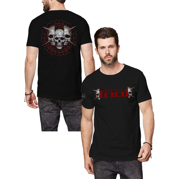 Tool | Official Band T-shirt | Skull Spikes (Back Print)