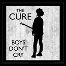 The Cure Boys Don't Cry: 30.5 x 30.5cm Framed Print