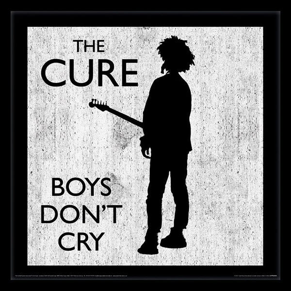The Cure Boys Don't Cry: 30.5 x 30.5cm Framed Print