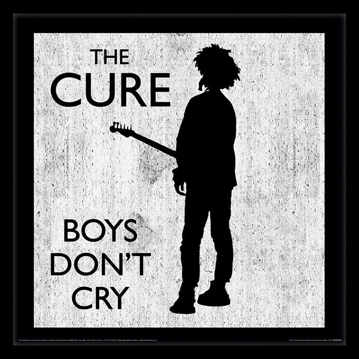 The Cure Boys Don't Cry: 30.5 x 30.5cm Framed Print