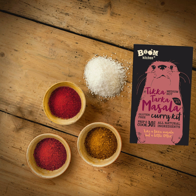 Curry Kit with all the ingredients you need to cook an authentic Tikka Tarka Masala Curry