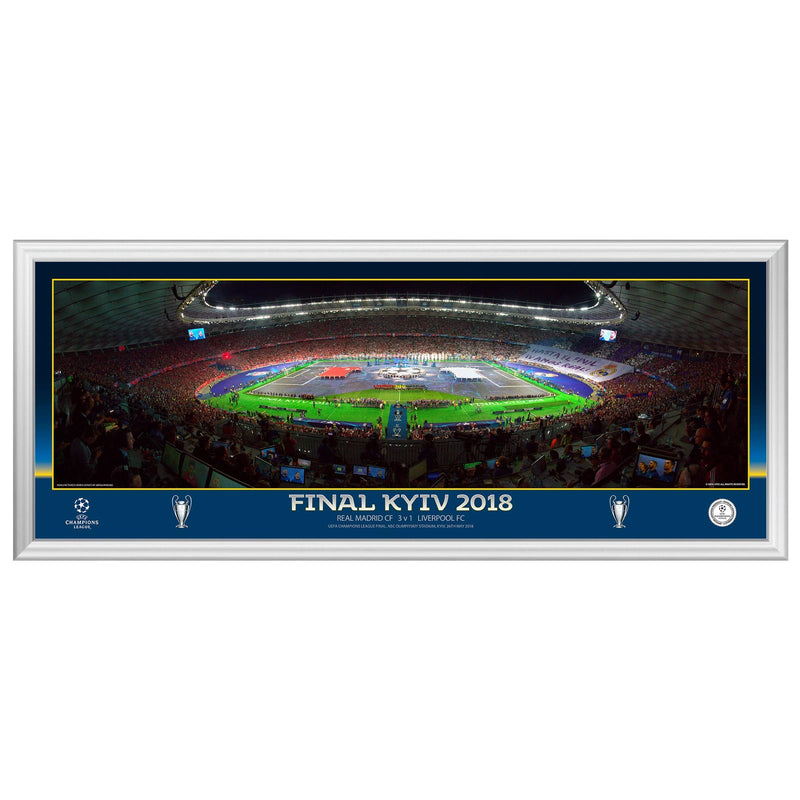 Champions League 2018 Final Line Up 30" Panoramic Frame