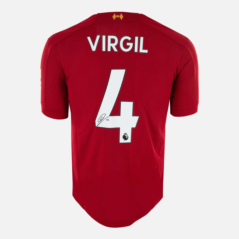 Virgil Autograph Signed Jersey Shirt Liverpool